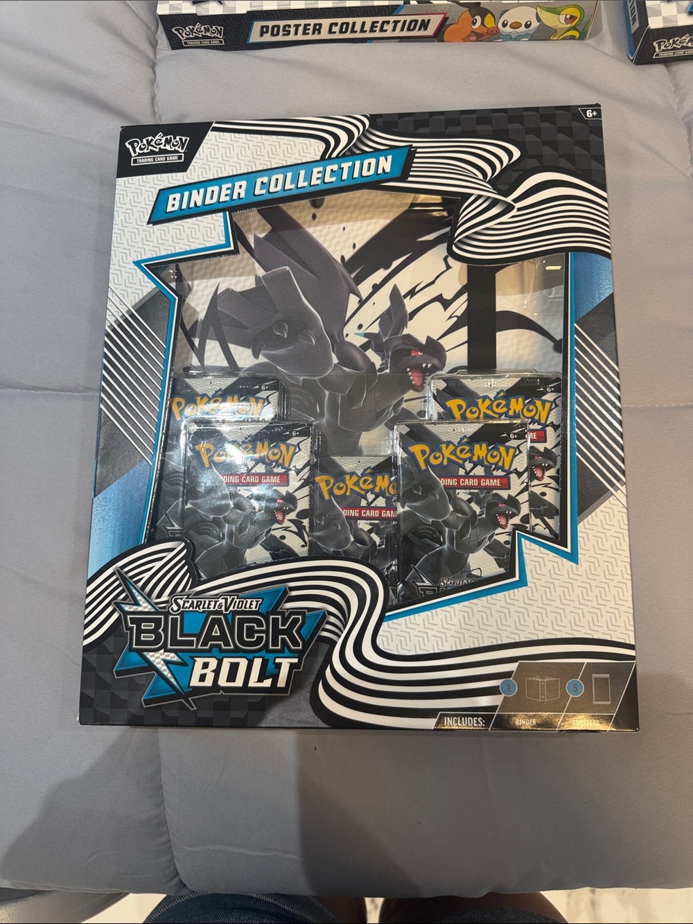 Pokémon Scarlet & Violet Black Bolt Binder Collection - Black, Blue, White